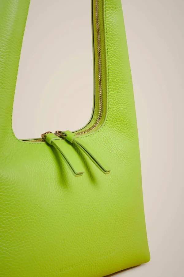 hobo_chiusura_zip_3.webp Best Liviana conti Hobo Chiusura Zip Clorofilla | Nero
