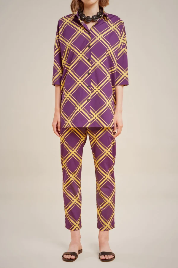 leggings_2-2.webp Hot Liviana conti Leggings Viola Tricolor | Pois Bosco/Aloe | Check Bacca | Pois Bianco/Calce