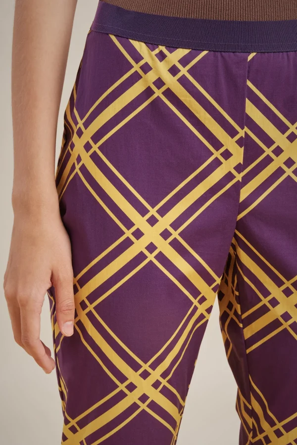 leggings_3-1.webp Hot Liviana conti Leggings Viola Tricolor | Pois Bosco/Aloe | Check Bacca | Pois Bianco/Calce