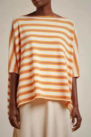 maglia_a_righe_0.webp New Liviana conti Maglia A Righe Riga Corno/Mango | Riga Notte/Bianco | Riga Fuxia/Goji