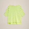 Cheap Liviana conti Maglia A Righe Riga Marea/Bianco | Riga Corno/Bianco | Riga Cyber/Bianco