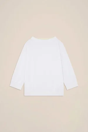 maglia_bordi_double_0.webp Fashion Liviana conti Maglia Bordi Double Bianco/Corno | Bacca Di Goji/Fuxia | Notte/Uva | Notte