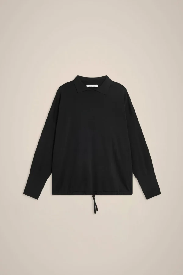 maglia_coulisse_5.webp Best Sale Liviana conti Maglia Coulisse Bianco | Notte | Nero
