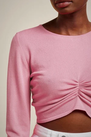 maglia_crop_0.webp Cheap Liviana conti Maglia Crop Rosa Ruby | Granita Al Lampone