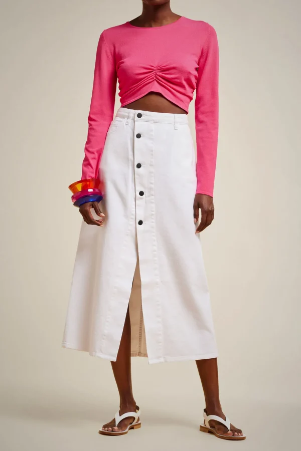 maglia_crop_1.webp Cheap Liviana conti Maglia Crop Rosa Ruby | Granita Al Lampone