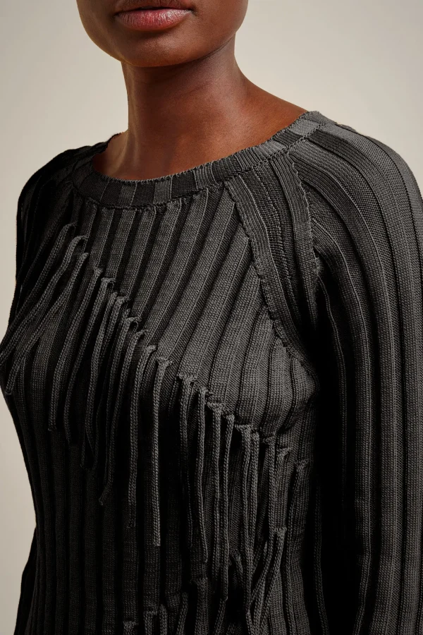 maglia_frange_4.webp Flash Sale Liviana conti Maglia Frange Mango | Nero