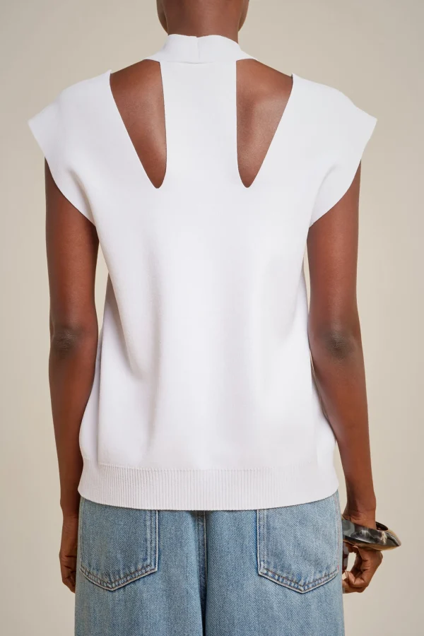 maglia_in_munita_1.webp Cheap Liviana conti Maglia In M/Unita Bianco | Nero