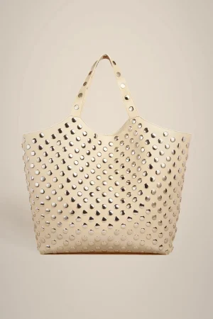 Cheap Liviana conti Maxi Tote Borchie Argilla | Nero