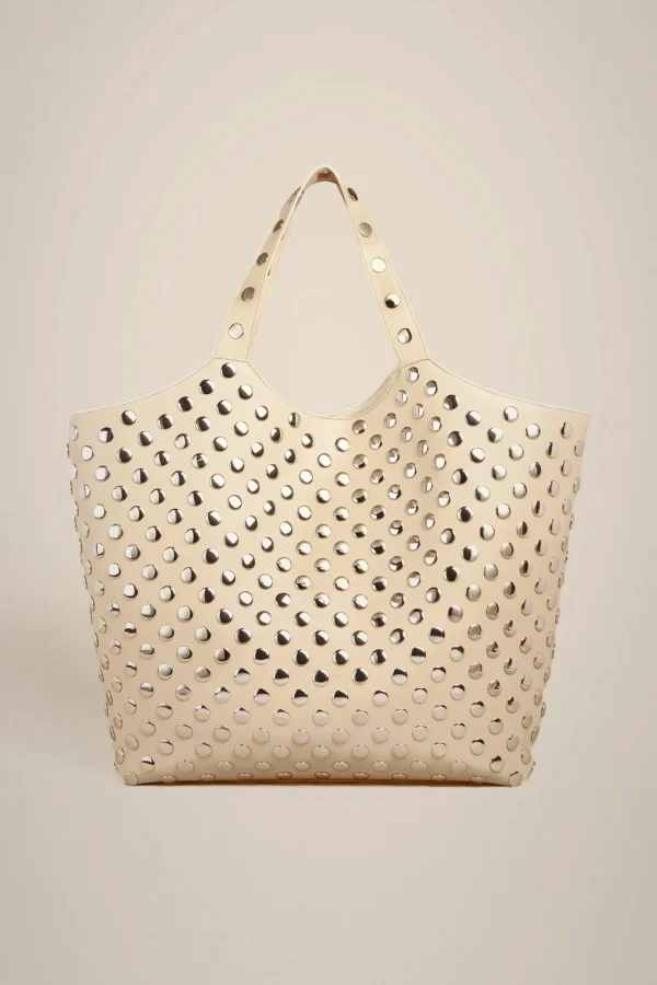maxi_tote_borchie_0.webp Cheap Liviana conti Maxi Tote Borchie Argilla | Nero