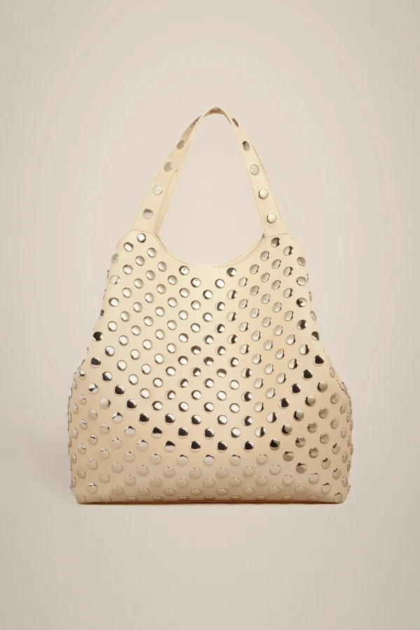 maxi_tote_borchie_1.webp Cheap Liviana conti Maxi Tote Borchie Argilla | Nero