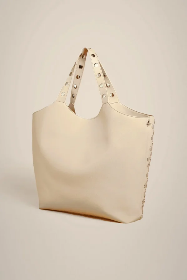 maxi_tote_borchie_3.webp Cheap Liviana conti Maxi Tote Borchie Argilla | Nero