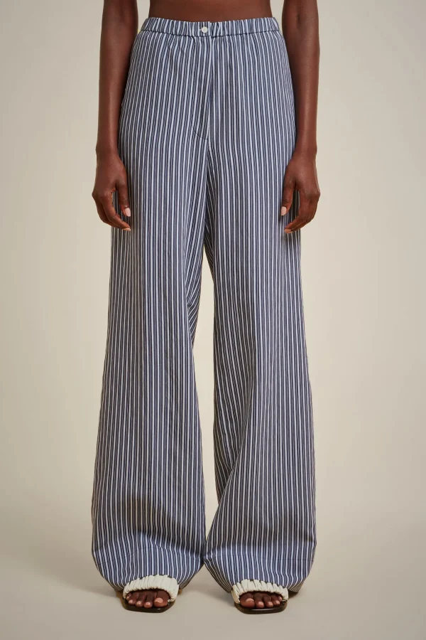 pantalone_1-38.webp Shop Liviana conti Pantalone Riga Blu/Azzurra