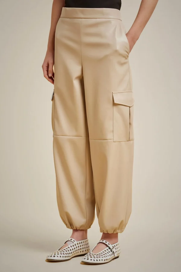 Flash Sale Liviana conti Pantalone Cargo Latte D'Avena