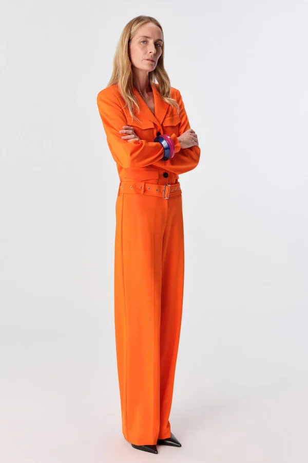 pantalone_con_cintur_0.webp Fashion Liviana conti Pantalone Con Cintur Mandarino | Nero