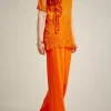 pantalone_con_cintur_3.webp Fashion Liviana conti Pantalone Con Cintur Mandarino | Nero