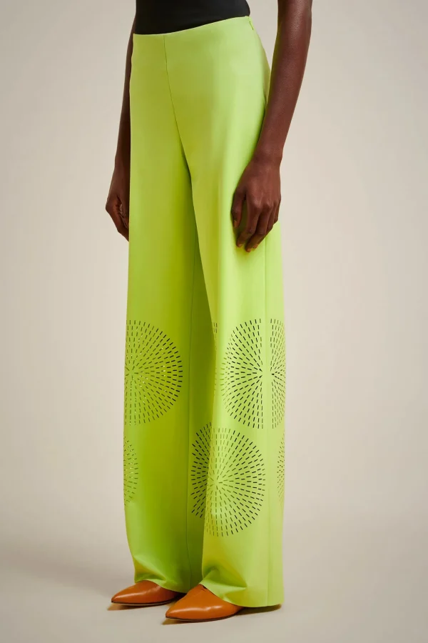 pantalone_con_laser_1.webp Best Sale Liviana conti Pantalone Con Laser Cyber Lime | Nero