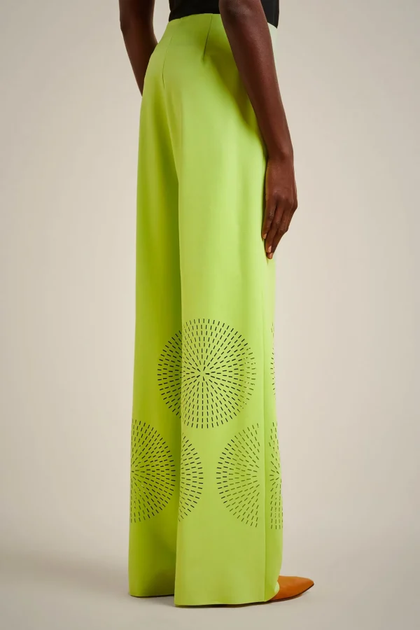 pantalone_con_laser_2.webp Best Sale Liviana conti Pantalone Con Laser Cyber Lime | Nero