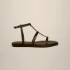 New Liviana conti Sandalo Flat T-Bar Nero