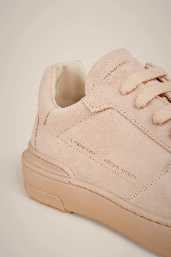 Shop Liviana conti Sneakers Allacciata Cipria 19