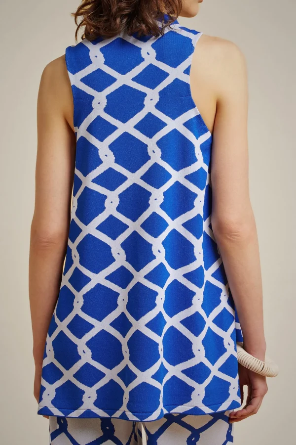 top_jacquard_1.webp Outlet Liviana conti Top Jacquard Rete Marea/Bianco