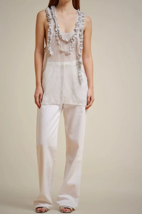 top_rouches_0.webp Shop Liviana conti Top Rouches Bianco