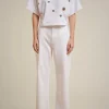 Discount Liviana conti T-Shirt Borchie Bianco | Nero