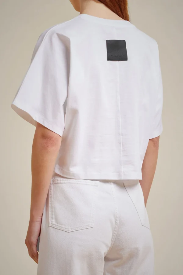 Discount Liviana conti T-Shirt Borchie Bianco | Nero