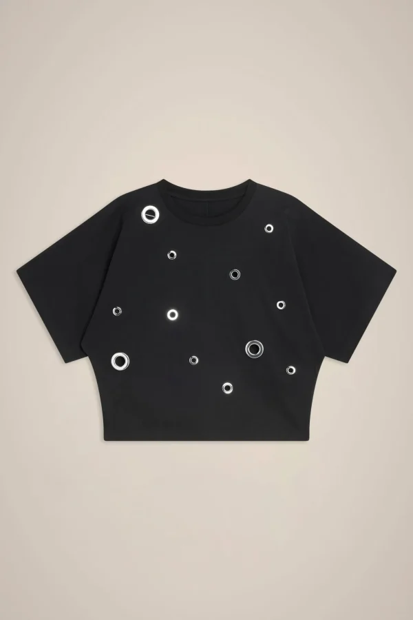 Discount Liviana conti T-Shirt Borchie Bianco | Nero