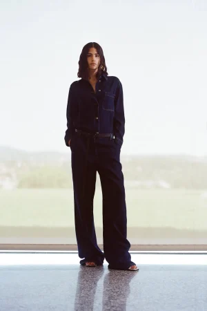 Best Sale Liviana conti Wide-Leg Jeans Denim Blu Scuro
